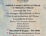 18 giugno 2025 "Parole e Musica sotto le Stelle" in Piazza Giusti