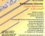 Concorso "Critico d'arte per un giorno" - Per la mostra "Ferdinando Chevrier. Il gusto della forma e del colore"