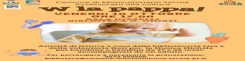10 ottobre 2025 Letture per bambini da 17 a 36 mesi in Biblioteca