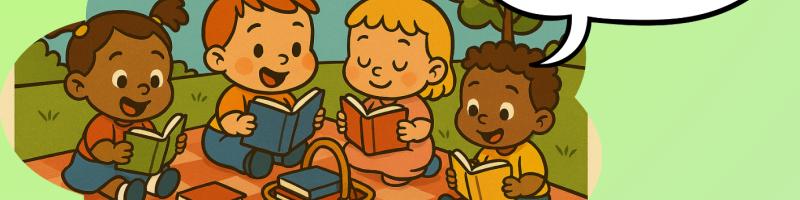 9 settembre 2025 Letture per bambini da 17 a 36 mesi in Biblioteca