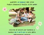 10 giugno 2025 Letture per bambini da 4 a 8 anni al Parco Aldo Moro