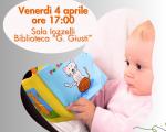 4 aprile 2025 Letture per bambini da 0 a 16 mesi in Biblioteca