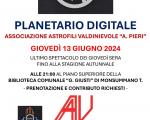 13 giugno 2024 Planetario serale