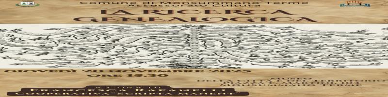 20 novembre 2025 Incontro "LA RICERCA GENEALOGICA" al Museo