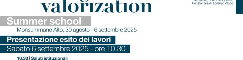 6 settembre 2025 Summer School al Museo della Città e del territorio