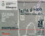 Â“Una pagina dopo l'altraÂ” animazione teatrale alla lettura  Â“TESTA DI RAPAÂ”: Sabato 24 marzo in Biblioteca