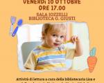 10 ottobre 2025 Letture per bambini da 17 a 36 mesi in Biblioteca