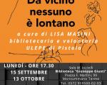 15 settembre e 13 ottobre 2025 "Da vicino nessuno è lontano" Incontri in Biblioteca